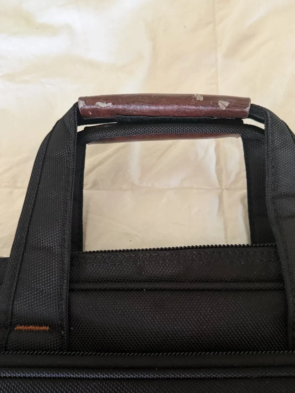 NWT Minerva Black Laptop Briefcase Travel Bag Computer Shoulder Strap